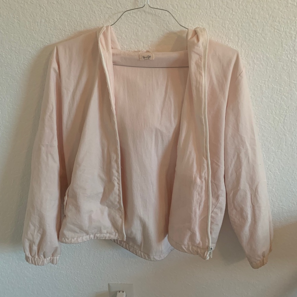 pale pink brandy hoodie